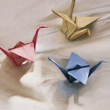 Oil On Paper New Memories Painting 2