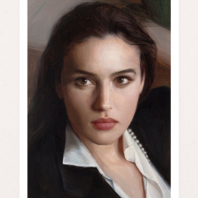 Portrait of Monica Bellucci