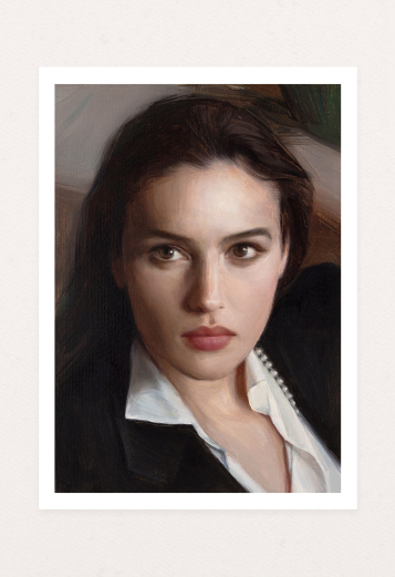 Portrait of Monica Bellucci