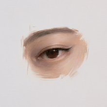 Oil On Panel Eye Sketch 24 2